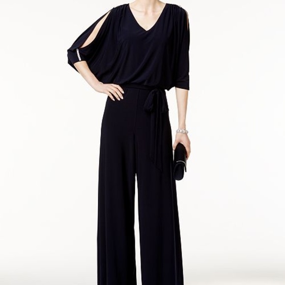 msk palazzo jumpsuit